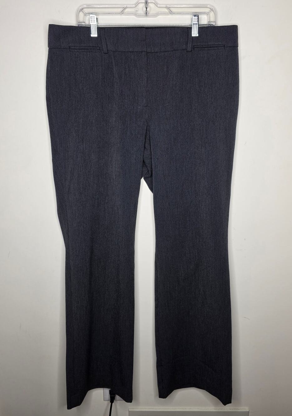 Ann Taylor Loft dark grey trouser pants - 14 - career office